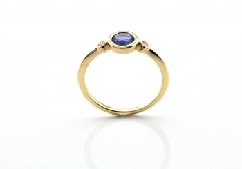 14K Yogo Sapphire Ring 14K Yogo Sapphire Ring