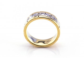 14K Two-Tone Band 14K Two-Tone Band