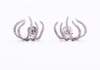 14K Diamond Fashion Earrings