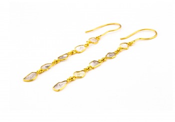 18K Diamond Drop Earrings 18K Diamond Drop Earrings