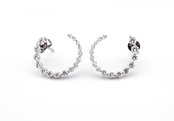 14K Diamond Earrings 