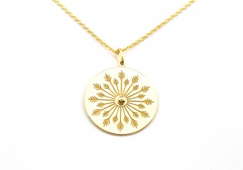 14k Yellow Gold Pendant