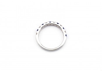 14K Yogo Sapphire & Diamond Ring 14K Yogo Sapphire & Diamond Ring