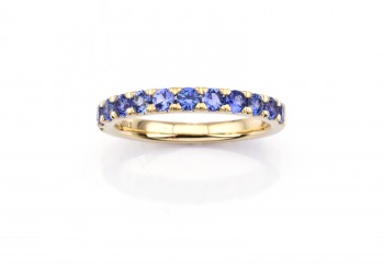 14K Yogo Sapphire Ring