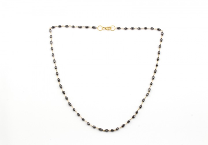 16' Black Diamond Necklace 