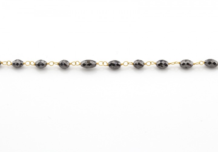 16' Black Diamond Necklace 