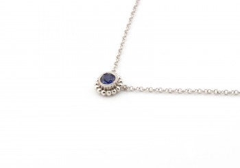 14k Yogo Sapphire Necklace 14k Yogo Sapphire Necklace