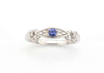 14 Yogo Sapphire Ring