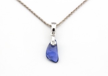 14k Tumbled Yogo Sapphire 14k Tumbled Yogo Sapphire