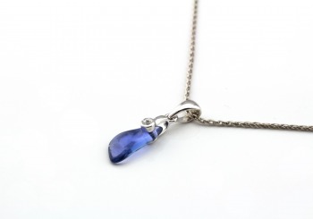 14k Tumbled Yogo Sapphire 14k Tumbled Yogo Sapphire