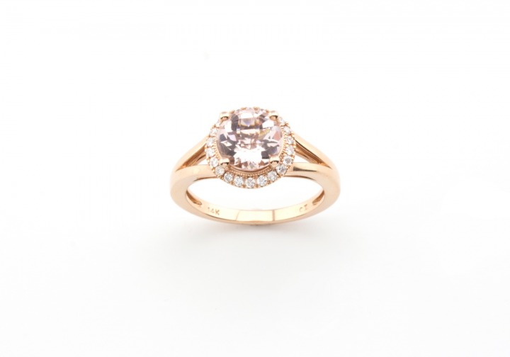 14k Morganite Ring