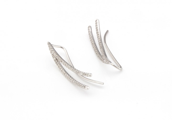 14k Diamond Fashion Earrings