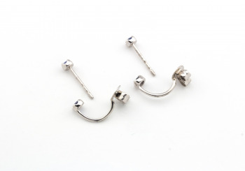 14k Yogo Sapphire Studs 14k Yogo Sapphire Studs