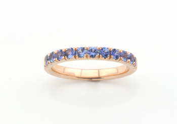 14K Yogo Sapphire Ring