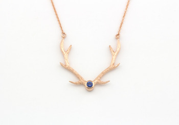 14k Elk Horn Fashion Earrings