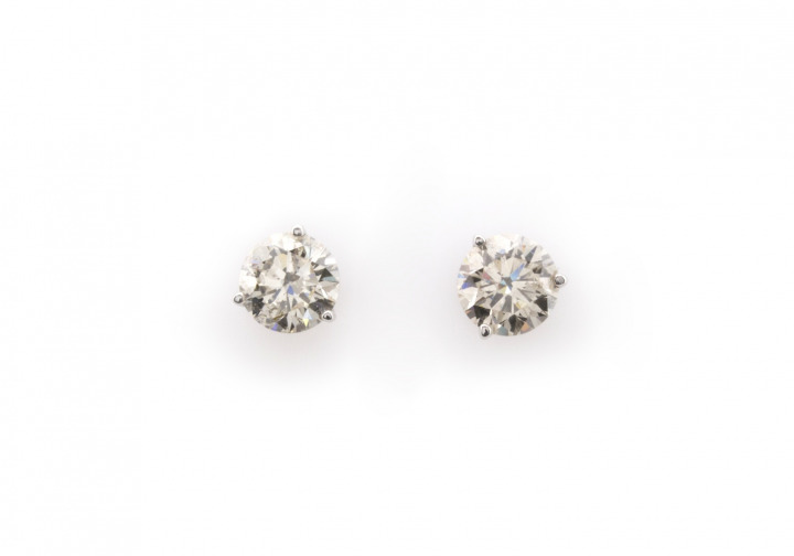 14k Diamond Stud Earrings 