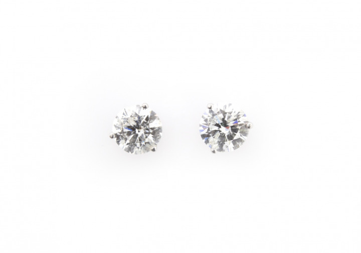 14k Diamond Stud Earrings