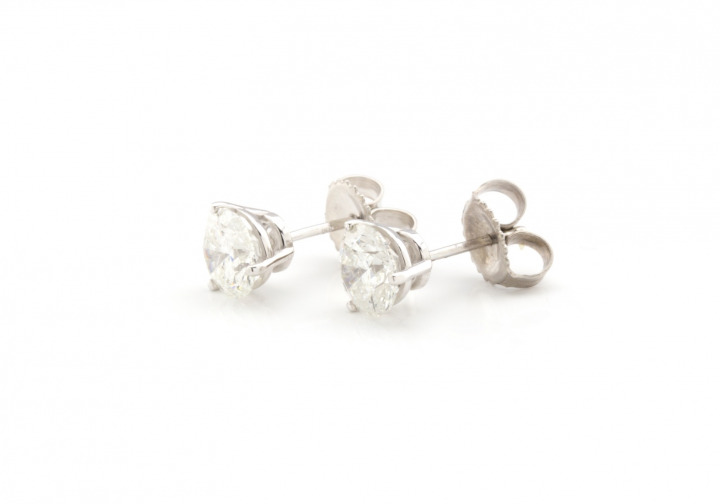 14k Diamond Stud Earrings