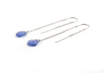 14k Tumbled Yogo Fashion Earrings 14k Tumbled Yogo Fashion Earrings