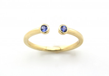 14k Yogo Sapphire Ring