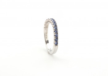 14k Yogo Sapphire Band 14k Yogo Sapphire Band