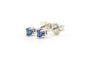 14K Yogo Sapphire Studs 14K Yogo Sapphire Studs