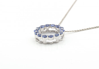 14k Yogo Sapphire Pendant 14k Yogo Sapphire Pendant