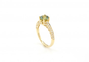 14k Fancy Montana Sapphire Ring 14k Fancy Montana Sapphire Ring