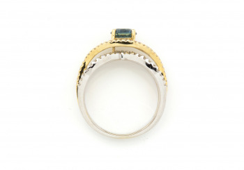 14k Fancy Montana Sapphire Ring 14k Fancy Montana Sapphire Ring