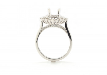 14k Diamond Semi Mount 14k Diamond Semi Mount