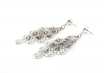 Sterling Silver Chandelier Earrings Sterling Silver Chandelier Earrings