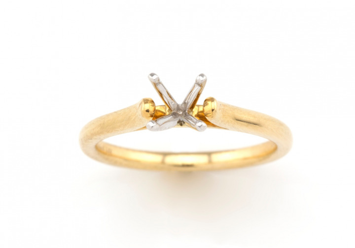 14k Gold Semi-Mount