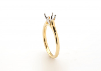 14k Gold Semi-Mount 14k Gold Semi-Mount