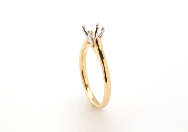 14k Gold Semi-Mount
