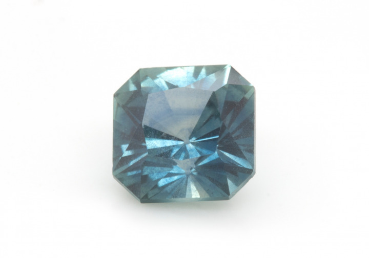 1.72ct Cushion Montana Sapphire