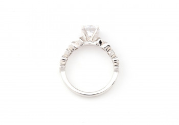 14k Diamond Semi-Mount 14k Diamond Semi-Mount