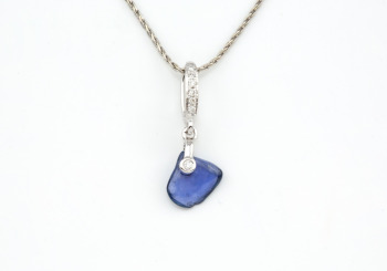 14K Tumbled Yogo Pendant