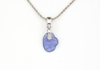 14K Tumbled Yogo Pendant