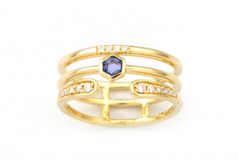 14K Yogo Fashion Ring
