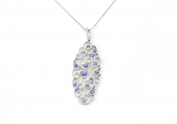 14K Yogo & Diamond Pendant