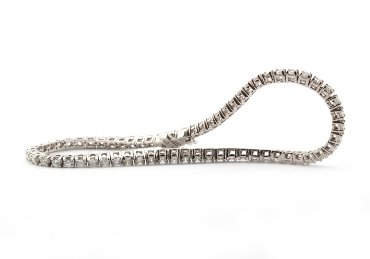 14k Diamond Tennis Bracelet 