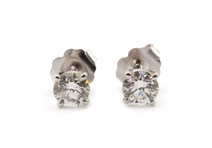 14K Diamond Studs