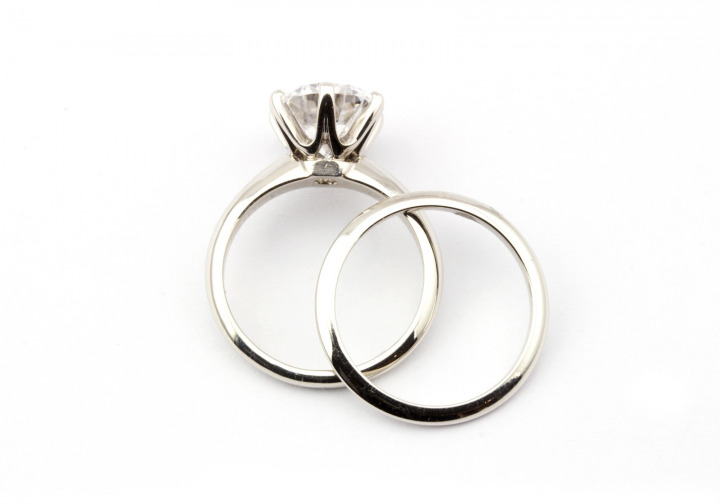 White Platinum Tiffany & Co. Diamond Engagement Ring