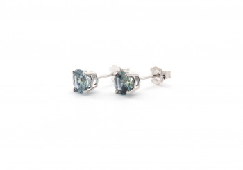 14k Fancy Montana Sapphire Studs 14k Fancy Montana Sapphire Studs