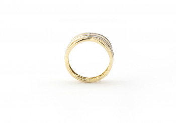 14k Two-Tone Diamond Fashion Ring 14k Two-Tone Diamond Fashion Ring
