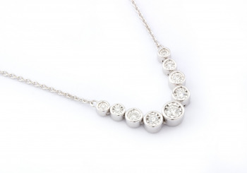 14k White Gold Diamond Necklace 14k White Gold Diamond Necklace