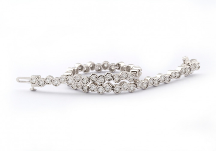 14k Diamond Tennis Bracelet