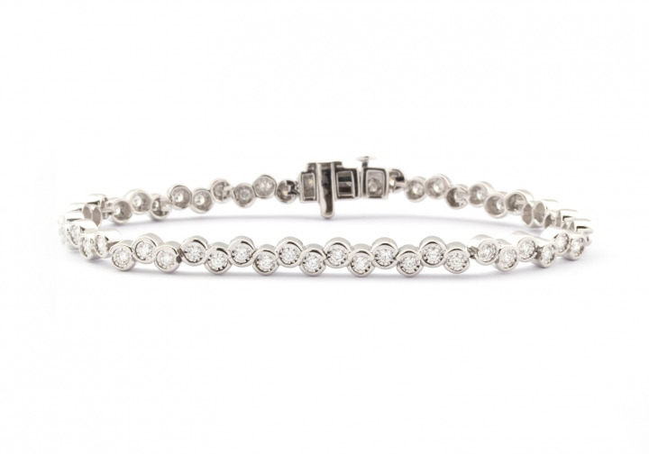 14k Diamond Tennis Bracelet