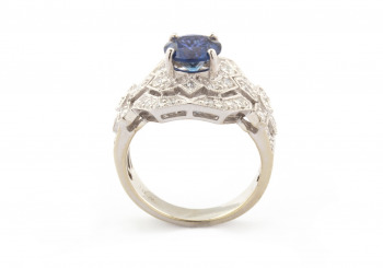 14k Vintage Yogo Sapphire Ring 14k Vintage Yogo Sapphire Ring