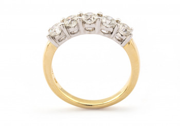 14k Two-Tone Diamond Wedding Band 14k Two-Tone Diamond Wedding Band
